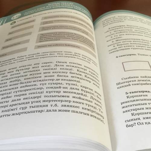 2 тапсырма Табиғи экожүйе сиппаттамасын оқып,дала жануарларын қоректену тізбегін қарай топтарға бөл