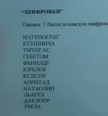 Там нужно переставить Тувы так чтобы получилось животное