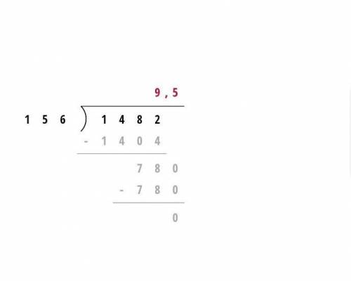 СТОЛБИКОМ:906. 1) 14,82 : 1,56; 2) 11,034 : 1,8; 3) 0,882 : 0,2; 4) 0,355 : 0,71; 5) 7,82 : 1,7; 6)