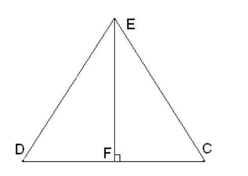 DE = CE, ∢ CED = 55°.Угол FEC равен ___ °