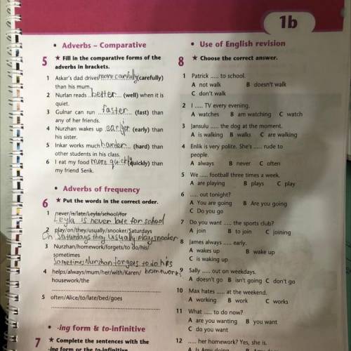 6 класс workbook ex5 p7