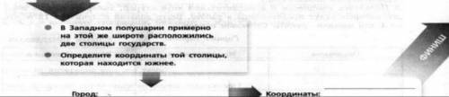 В западном полушарии примерно на этой же широте расположились две столицы