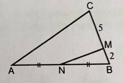 S BMN = 4 см^2 Найти площадь !!