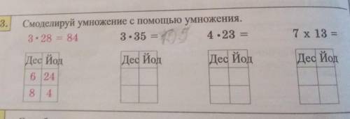 7 x 13 смоделируй умножение с умножения 3-38 3.352 4.2 - led for Деd Йоа Дес йод 6.24 Деd Йоа