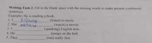 6. Fried potatoes are nice but unhealthy. Writing.Task 2. Fill in the blank space with the missing w