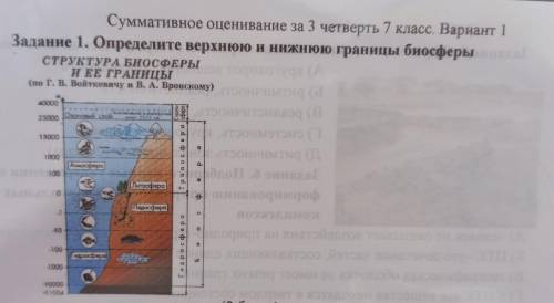 Задание 1. Определите верхнюю и нижнюю границы биосферы и СТРУКТУРА БИОСФЕРЫ и ЕЕ ГРАНицы (no Г. В. 