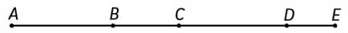 Задание 6 ( ). Рассмотрите рисунок. На рисунке AC = 45 см, BC = 17 см, BD = 54 см, DE = 5 см. Найдит