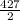 \frac{427}{2}