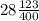 28 \frac{123}{400}