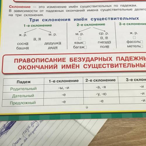 Сколько есть склонений, как определить и привести примеры к каждому