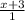 \frac{x+3}{1}