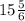 15\frac{5}{6}