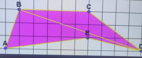 на клеточной бумаге с размером клетки 1см X 1см изображён пятиугольник ABCDE Найдите на сколько см² 