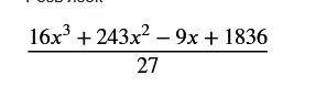 9х2+16/27х3+64–1/3х+4