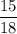 \dfrac{15}{18}