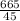 \frac{665}{45}